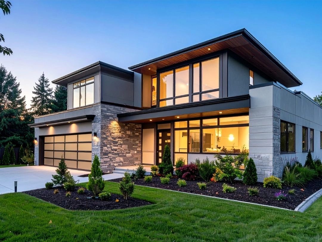 modern-two-storey-home-exterior-dusk